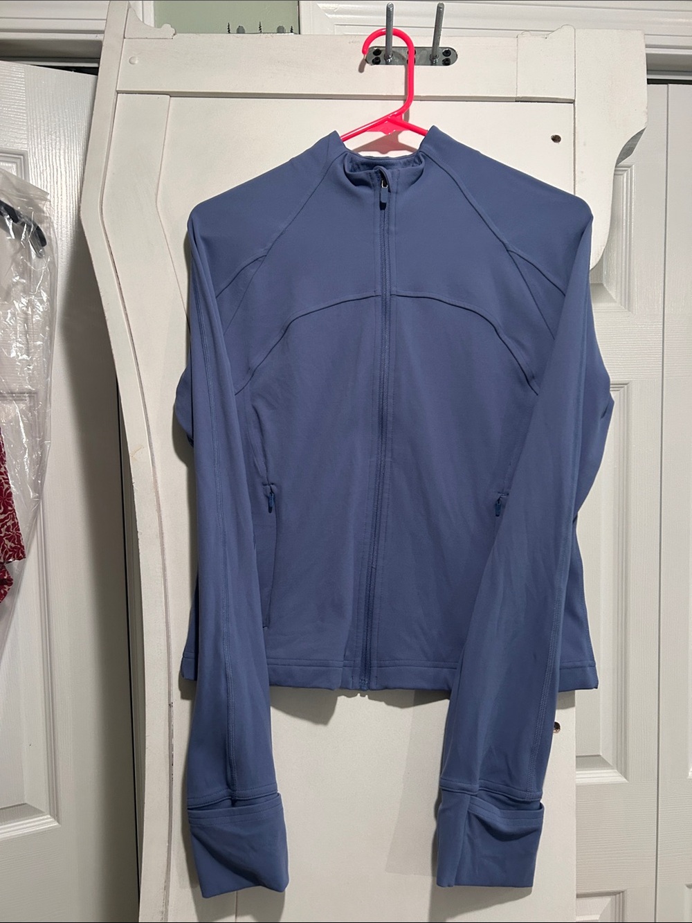 Lululemon Define Jacket water drop blue size 10 cropped